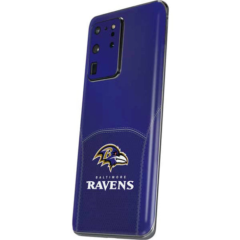 NFL Baltimore Ravens Team Jersey Galaxy S20 Ultra 5G Skin
