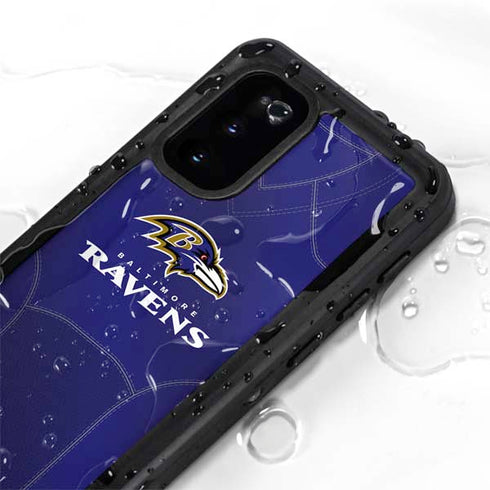 NFL Baltimore Ravens Team Jersey Galaxy S20 Waterproof Case