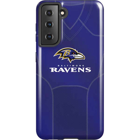 NFL Baltimore Ravens Team Jersey Galaxy S21 5G Pro Case