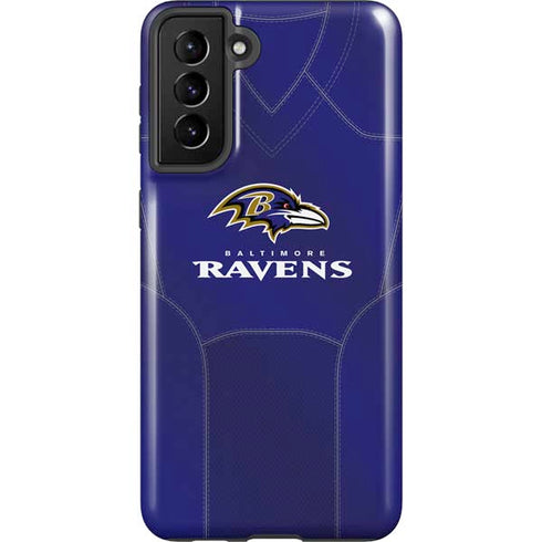 NFL Baltimore Ravens Team Jersey Galaxy S21 Plus 5G Pro Case