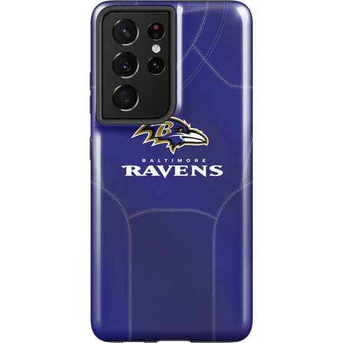NFL Baltimore Ravens Team Jersey Galaxy S21 Ultra 5G Pro Case