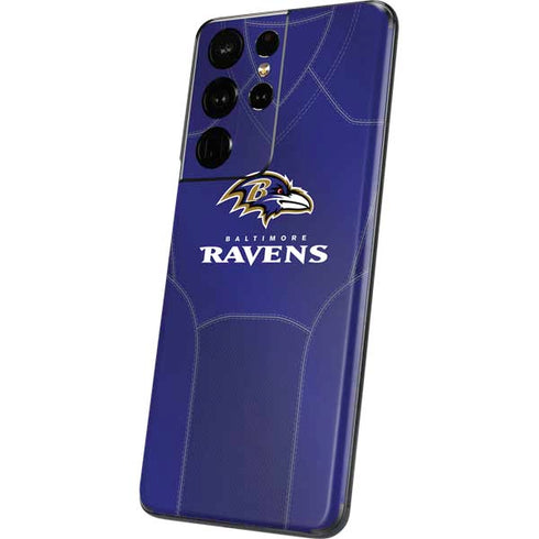 NFL Baltimore Ravens Team Jersey Galaxy S21 Ultra 5G Skin