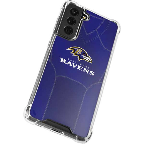 NFL Baltimore Ravens Team Jersey Galaxy S22 Clear Case