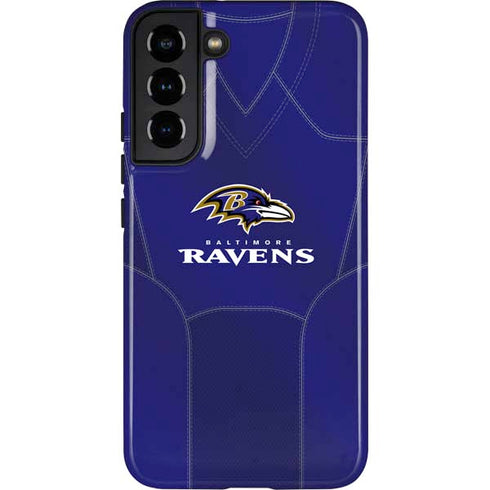 NFL Baltimore Ravens Team Jersey Galaxy S22 Plus Pro Case