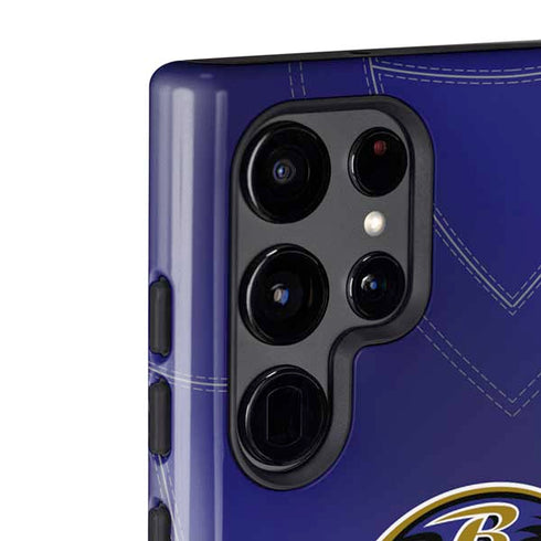 NFL Baltimore Ravens Team Jersey Galaxy S22 Ultra Pro Case