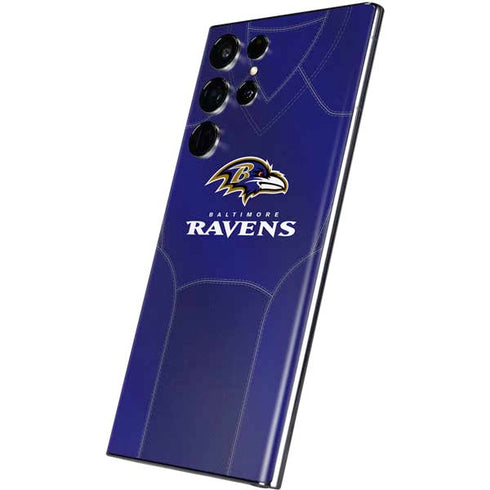 NFL Baltimore Ravens Team Jersey Galaxy S22 Ultra Skin