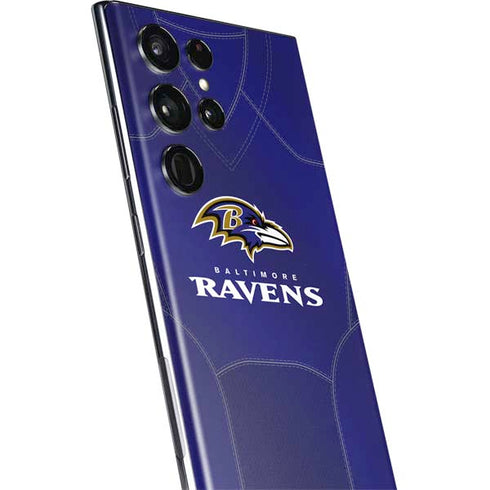 NFL Baltimore Ravens Team Jersey Galaxy S22 Ultra Skin