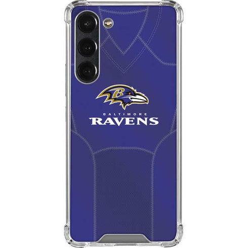 NFL Baltimore Ravens Team Jersey Galaxy S23 Plus Clear Case