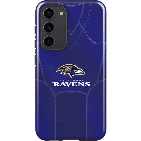 NFL Baltimore Ravens Team Jersey Galaxy S23 Plus Pro Case