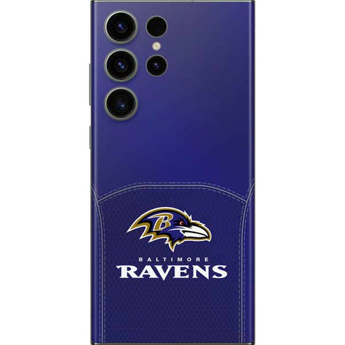NFL Baltimore Ravens Team Jersey Galaxy S23 Ultra Skin