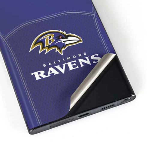 NFL Baltimore Ravens Team Jersey Galaxy S23 Ultra Skin