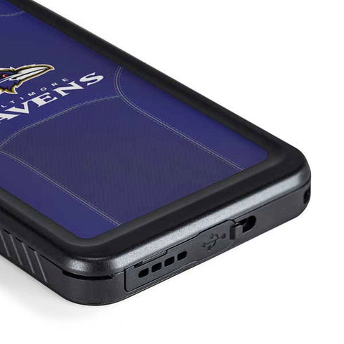 NFL Baltimore Ravens Team Jersey Galaxy S23 Waterproof Case