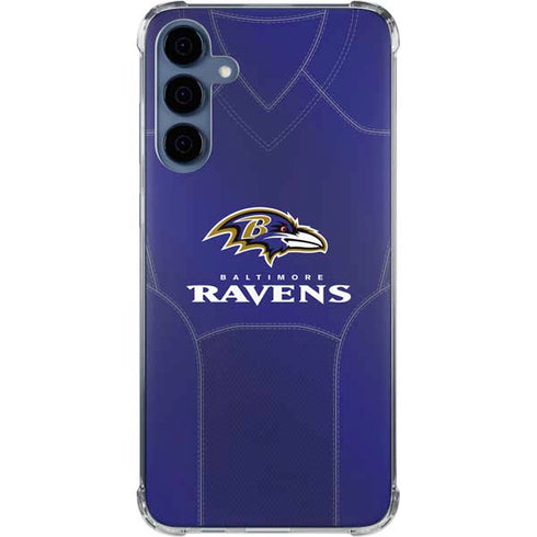 NFL Baltimore Ravens Team Jersey Galaxy S24 Clear Case