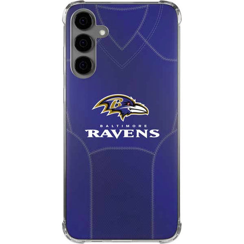 NFL Baltimore Ravens Team Jersey Galaxy S24 Plus Clear Case