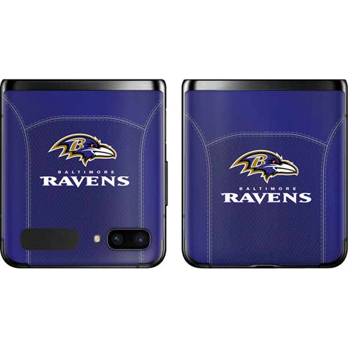 NFL Baltimore Ravens Team Jersey Galaxy Z Flip Skin