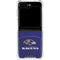 NFL Baltimore Ravens Team Jersey Galaxy Z Flip5 5G Clear Case