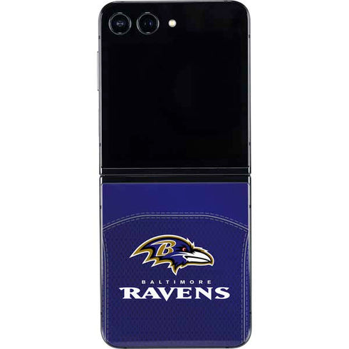 NFL Baltimore Ravens Team Jersey Galaxy Z Flip5 5G Skin