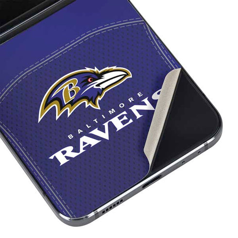 NFL Baltimore Ravens Team Jersey Galaxy Z Flip5 5G Skin