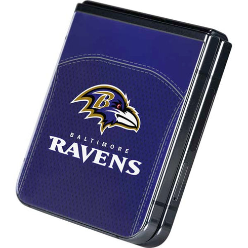 NFL Baltimore Ravens Team Jersey Galaxy Z Flip5 5G Skin