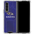 NFL Baltimore Ravens Team Jersey Galaxy Z Fold4 5G Clear Case