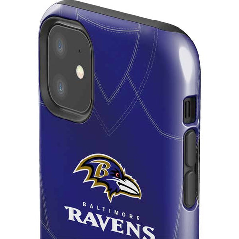 NFL Baltimore Ravens Team Jersey iPhone 11 Impact Case