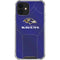 NFL Baltimore Ravens Team Jersey iPhone 12 Mini Clear Case