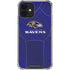 NFL Baltimore Ravens Team Jersey iPhone 12 Mini Clear Case