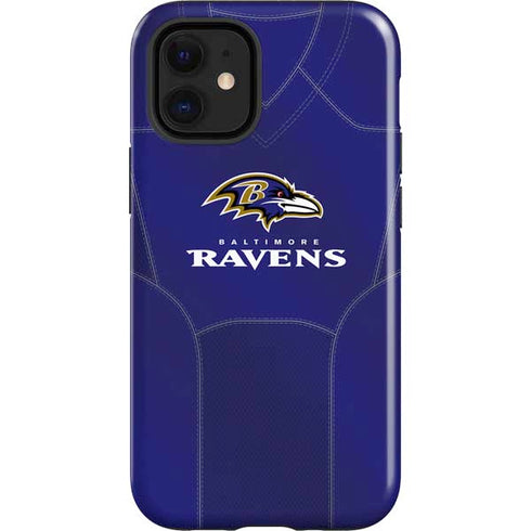 NFL Baltimore Ravens Team Jersey iPhone 12 Mini Impact Case