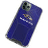 NFL Baltimore Ravens Team Jersey iPhone 12 Pro Clear Case