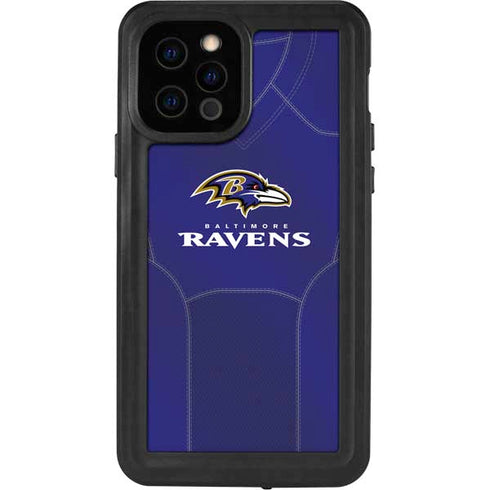 NFL Baltimore Ravens Team Jersey iPhone 12 Pro Waterproof Case