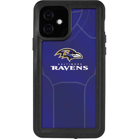 NFL Baltimore Ravens Team Jersey iPhone 12 Waterproof Case