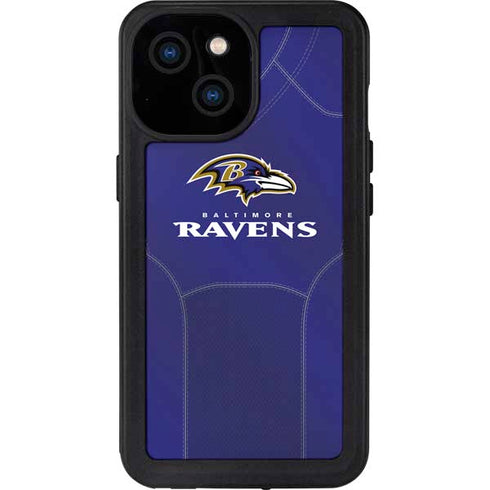 NFL Baltimore Ravens Team Jersey iPhone 13 Mini Waterproof Case