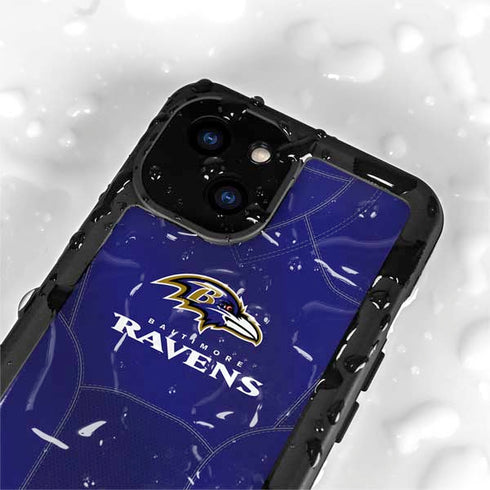 NFL Baltimore Ravens Team Jersey iPhone 13 Mini Waterproof Case