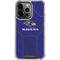 NFL Baltimore Ravens Team Jersey iPhone 13 Pro Clear Case