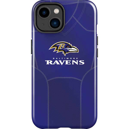 NFL Baltimore Ravens Team Jersey iPhone 15 Plus Impact Case