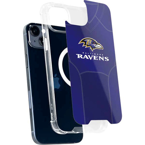 NFL Baltimore Ravens Team Jersey iPhone 15 Plus MagSafe Case