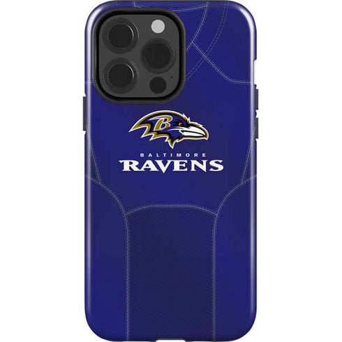 NFL Baltimore Ravens Team Jersey iPhone 15 Pro Impact Case