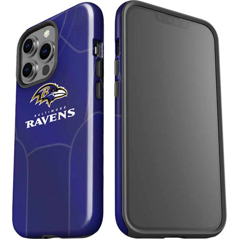 NFL Baltimore Ravens Team Jersey iPhone 15 Pro Impact Case