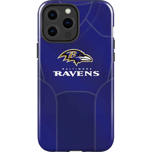 NFL Baltimore Ravens Team Jersey iPhone 15 Pro Max Impact Case