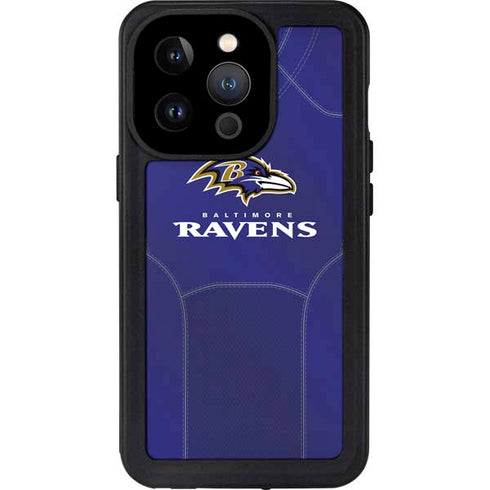 NFL Baltimore Ravens Team Jersey iPhone 14 Pro Waterproof Case