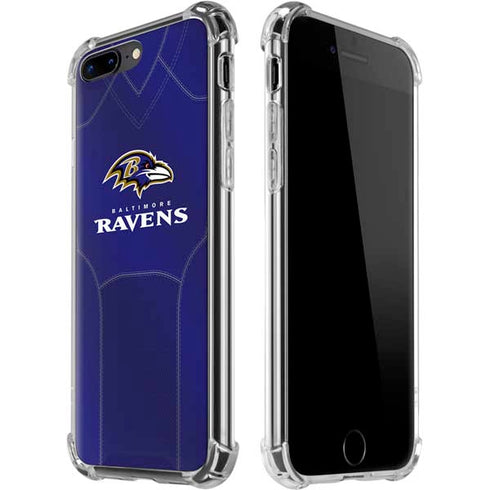 NFL Baltimore Ravens Team Jersey iPhone 7/8 Plus Clear Case