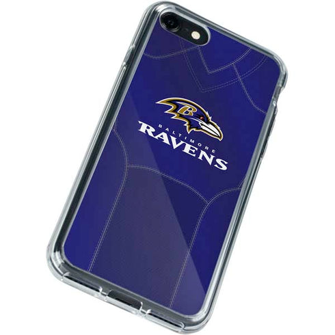 NFL Baltimore Ravens Team Jersey iPhone SE (2nd & 3rd Gen) Clear Case