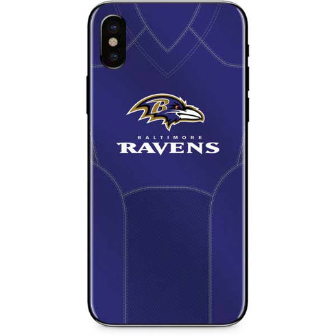NFL Baltimore Ravens Team Jersey iPhone XS Skin