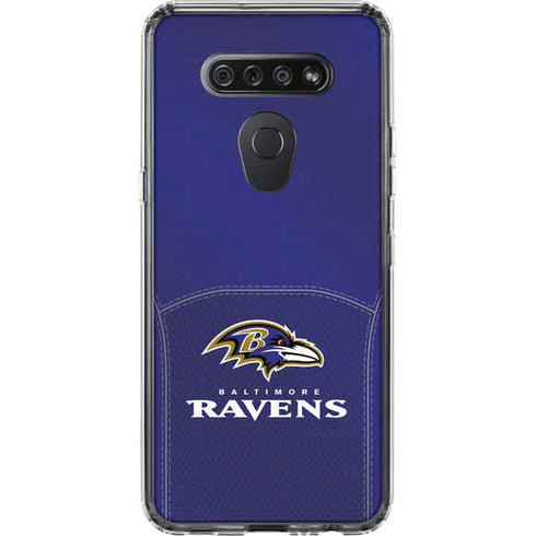 NFL Baltimore Ravens Team Jersey LG K51/Q51 Clear Case