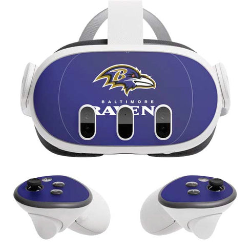 NFL Baltimore Ravens Team Jersey Meta Quest 3 Skin
