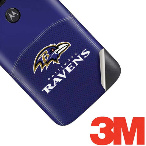 NFL Baltimore Ravens Team Jersey Moto E5 Play Skin
