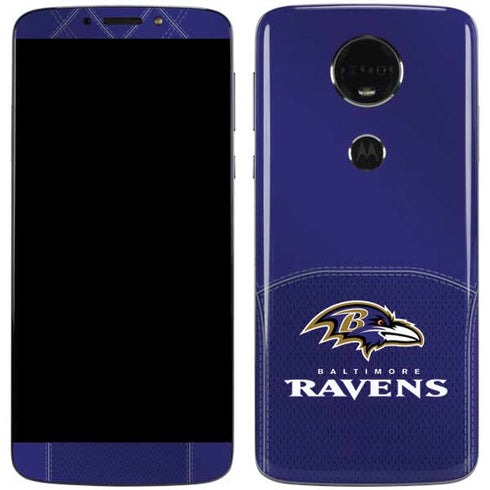 NFL Baltimore Ravens Team Jersey Moto E5 Plus Skin