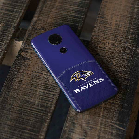 NFL Baltimore Ravens Team Jersey Moto E5 Plus Skin