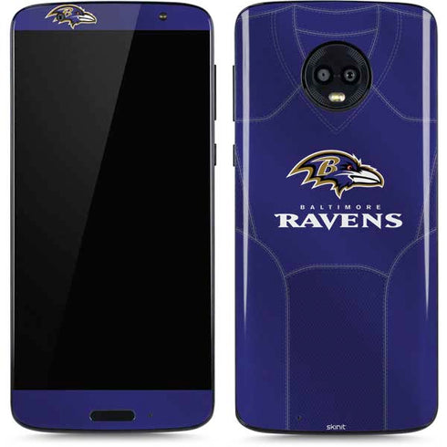 NFL Baltimore Ravens Team Jersey Moto G6 Skin