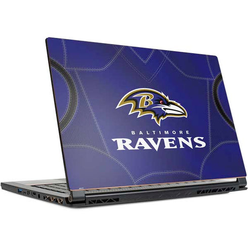 NFL Baltimore Ravens Team Jersey MSI GS65 Stealth Laptop Skin